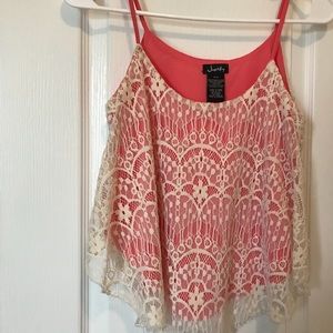 summer lace crop top